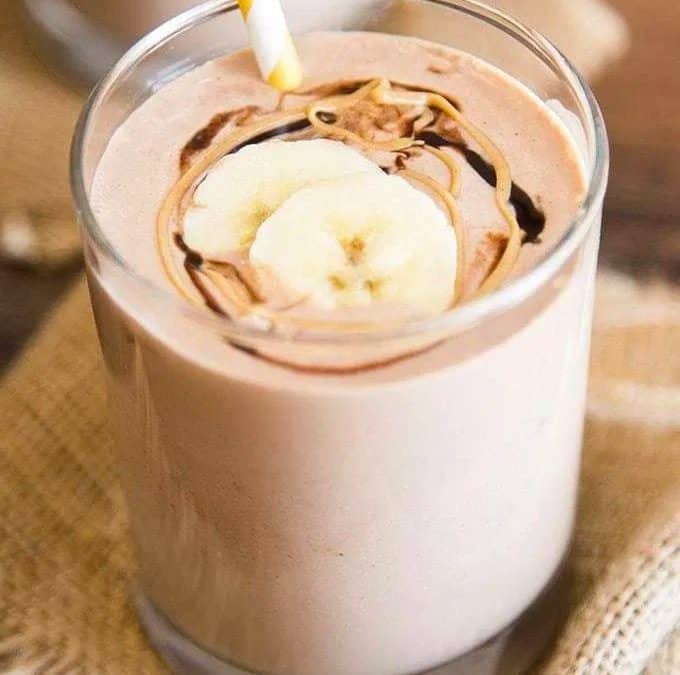 Chunky Monkey Chocolate Smoothie