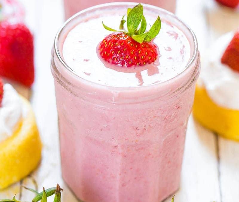 Strawberry Birthday Cake Shake