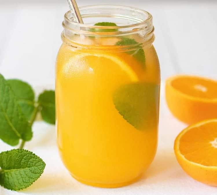 Summer Lemonade with Orange & Mint